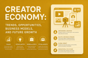 Creator Economy: Trends, Opportunities, Business Models, and Future Growth