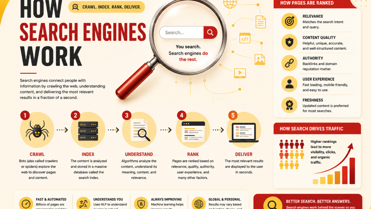 How Search Engines Work: What Every Business Should Know About Rankings and Visibility