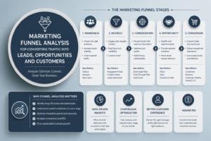 How to Analyze Your Marketing Funnel and Convert Traffic into Leads, Opportunities, and Customers