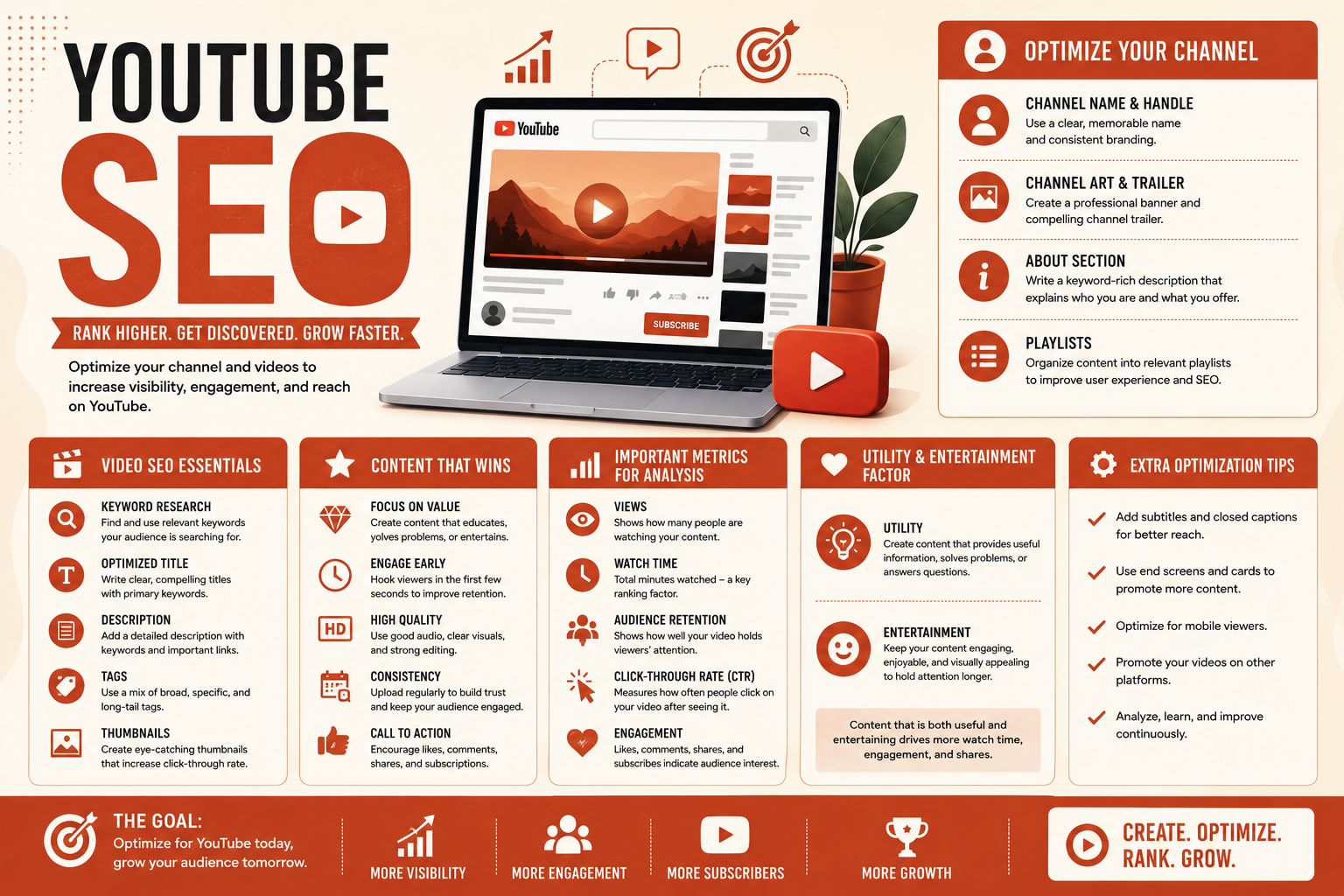 YouTube SEO Guide: How to Optimize Videos, Grow Your Channel, and Increase Discoverability