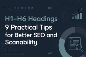 9 Practical Tips for Using H1–H6 Headings for Better SEO and Scanability