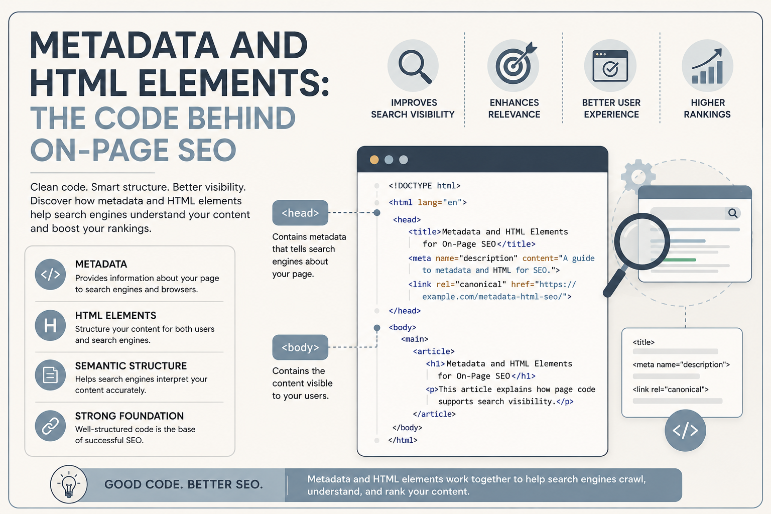 Metadata and HTML Elements: The Code Behind On-Page SEO