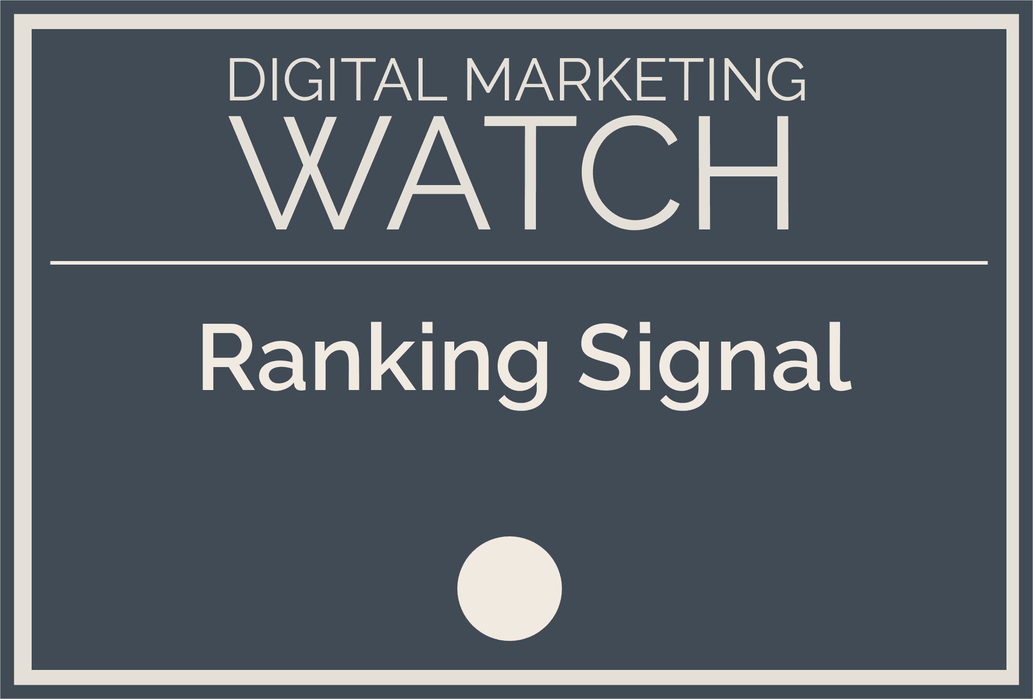 Ranking Signal