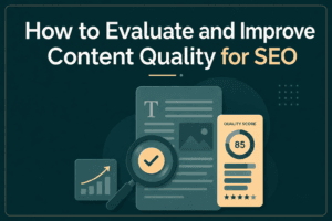 How to Evaluate and Improve Content Quality for SEO