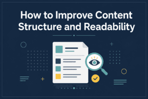 How to Improve Content Structure and Readability