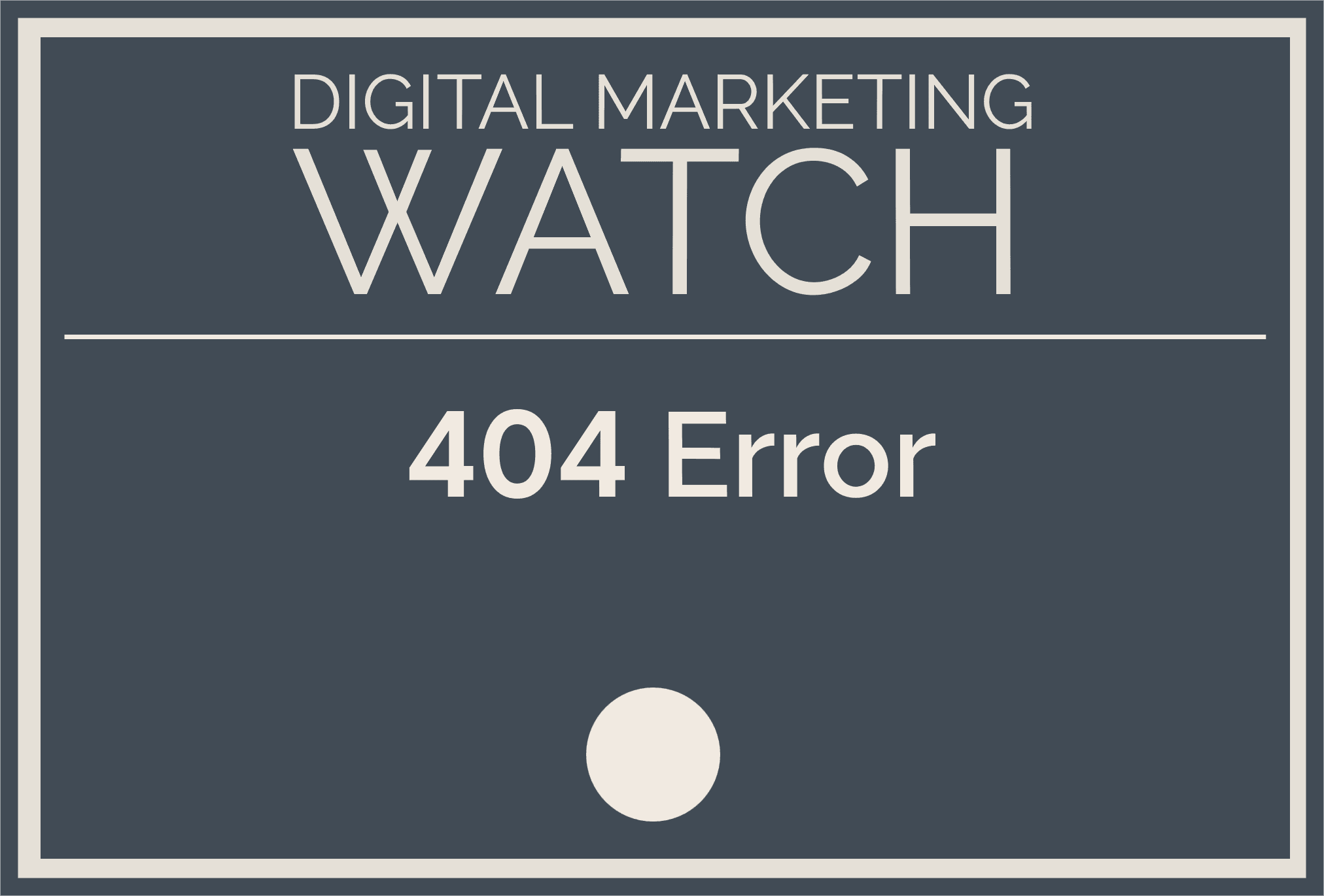 404 Error
