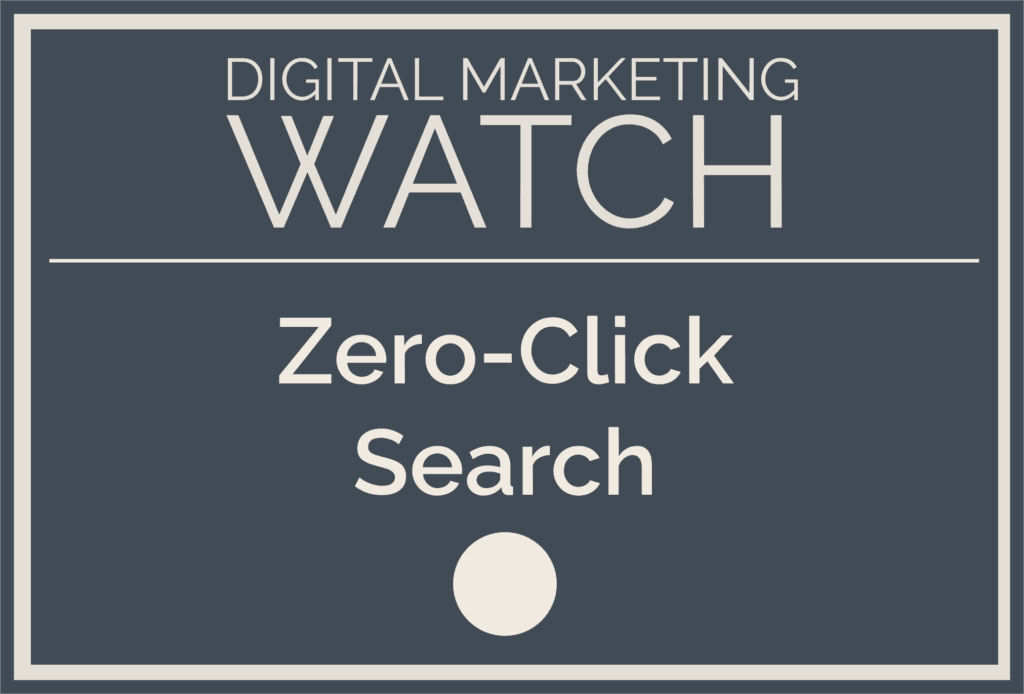 Featured image for the glossary entry, Zero-Click Search
