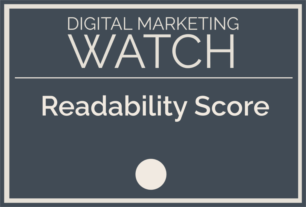 Featured image for the glossary entry, Readability Score