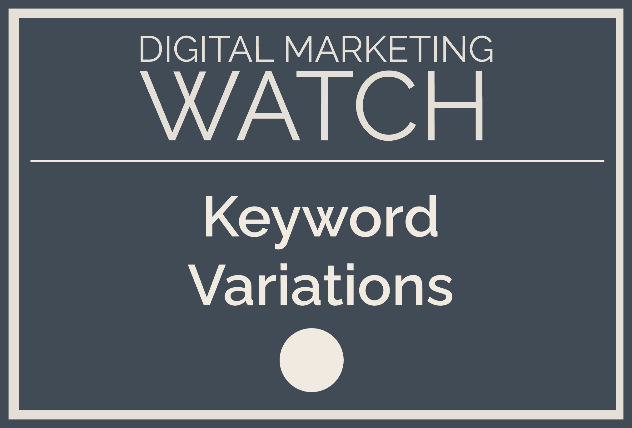 Keyword Variations