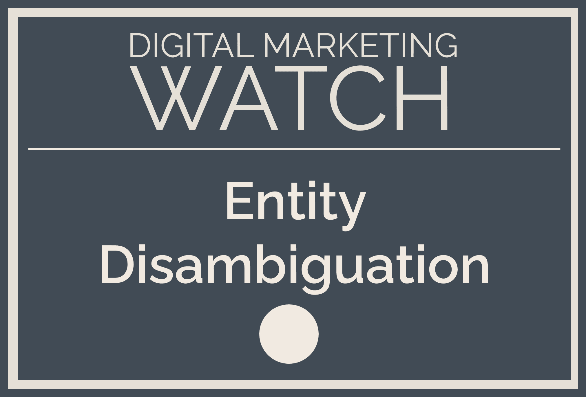 Entity Disambiguation